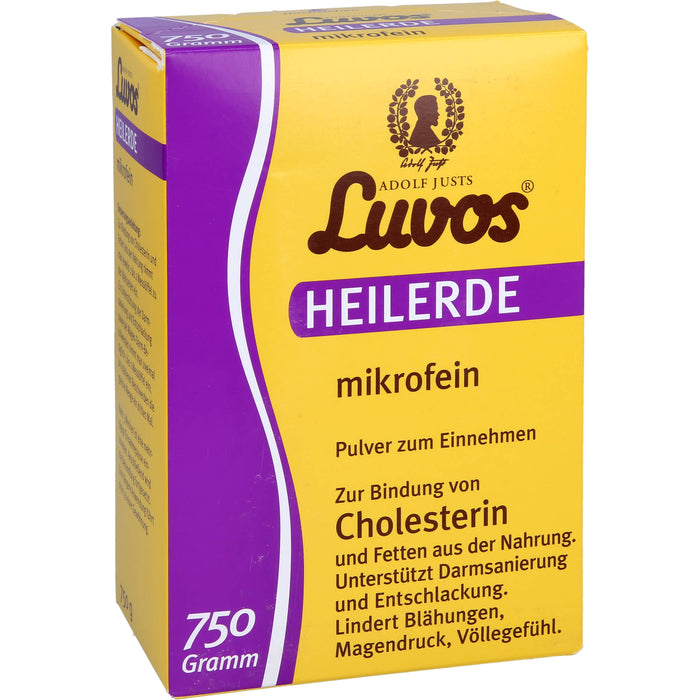 Luvos Heilerde mikrofein Pulver Cholesterin, 750 g Powder