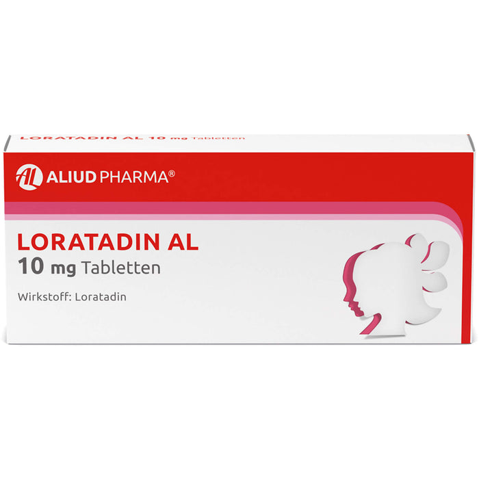 Loratadin AL 10 mg Tabletten Antiallergikum, 20 pcs. Tablets