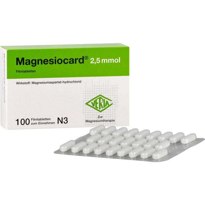 Magnesiocard 2,5 mmol Filmtabletten, 100 pcs. Tablets