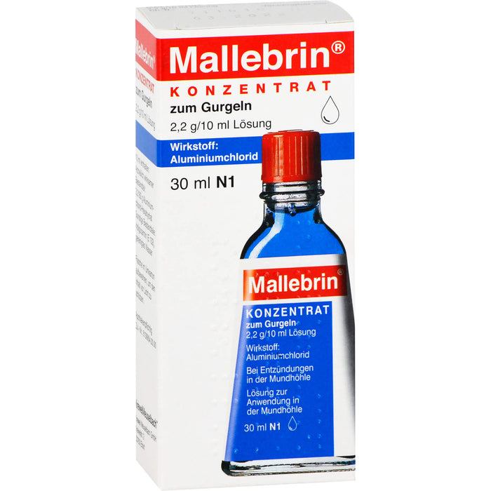 Mallebrin Konzentrat zum Gurgeln, 30 ml Solution