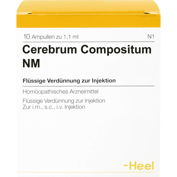 Heel Cerebrum Compositum NM Ampullen, 10 St. Ampullen