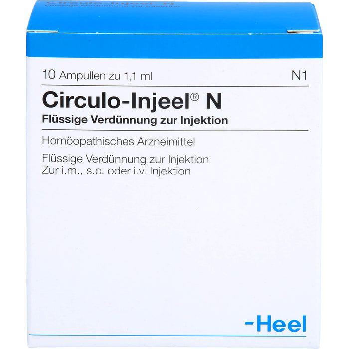 Circulo-Injeel N flüssige Verdünnung, 10 pc Ampoules