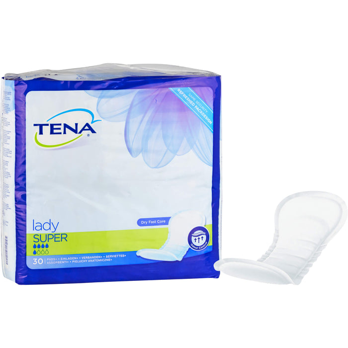 TENA Lady Super Einlagen, 30 pc Dépôts