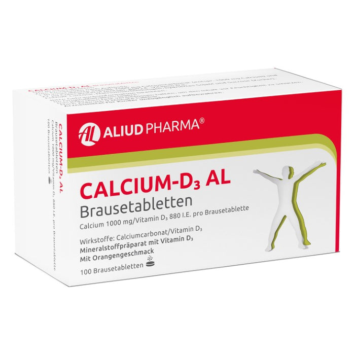 Calcium-D3 AL Brausetabletten, 100 pc Tablettes