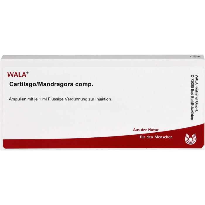 WALA Cartilago/Mandragora comp. Ampullen, 10 pc Ampoules