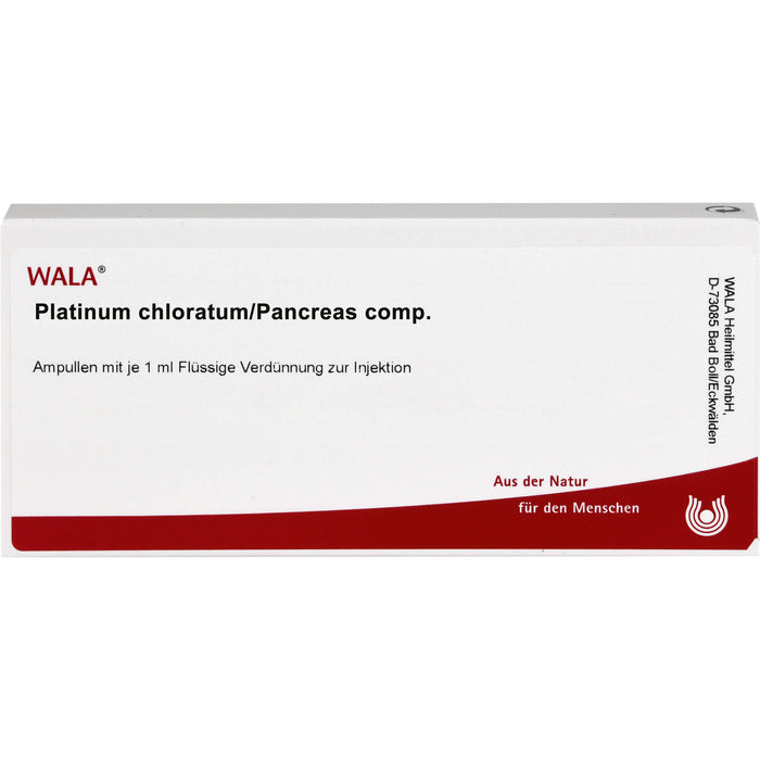 WALA Platinum chloratum/Pancreas comp. Ampullen, 10 pc Ampoules