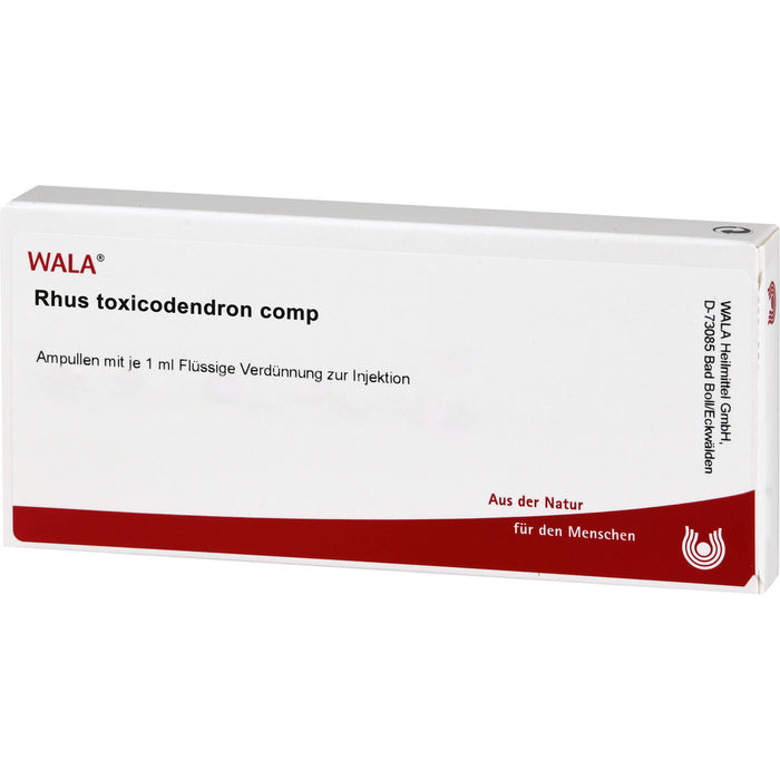 WALA Rhus toxicodendron comp. flüssige Verdünnung, 10 pc Ampoules