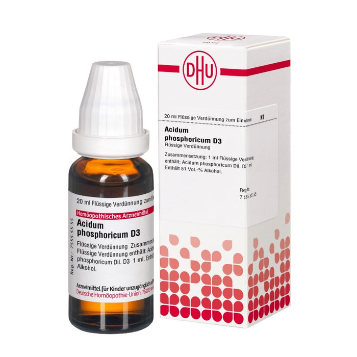 DHU Acidum phosphoricum D 3 flüssige Verdünnung, 20 ml Lösung