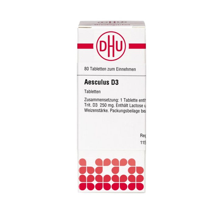 DHU Aesculus D3 Tabletten, 80 St. Tabletten