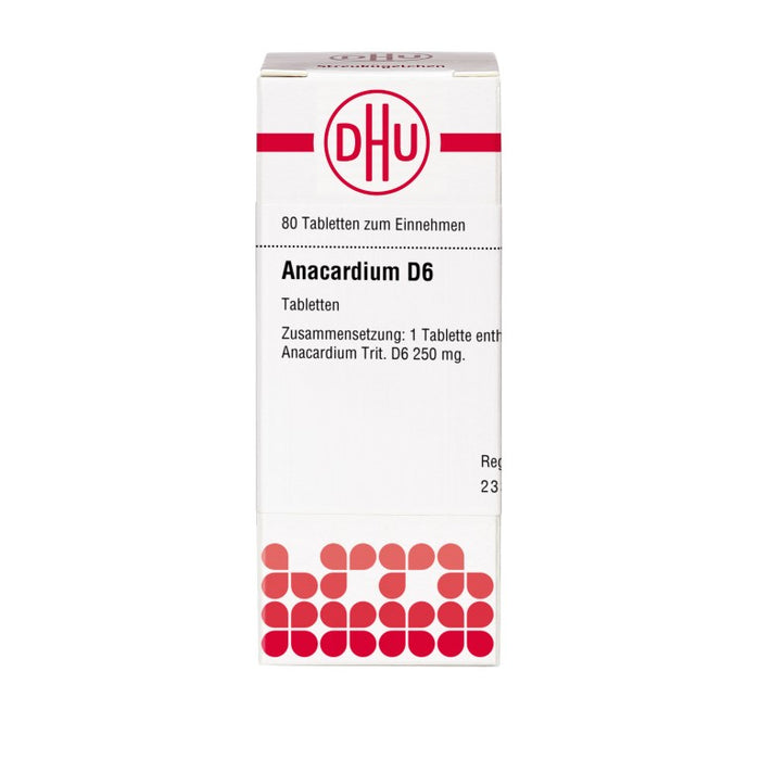 DHU Anacardium D6 Tabletten, 80 pc Tablettes