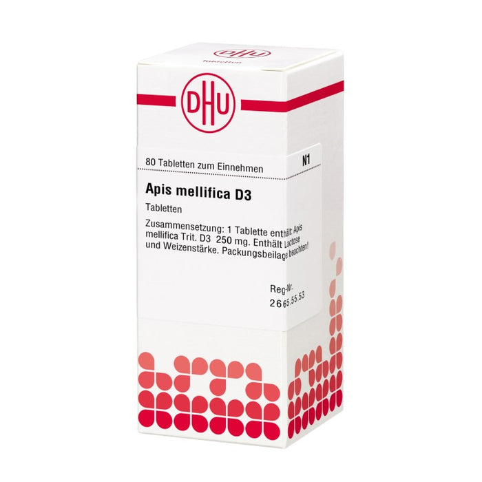 DHU Apis mellifica D3 Tabletten, 80 pc Tablettes