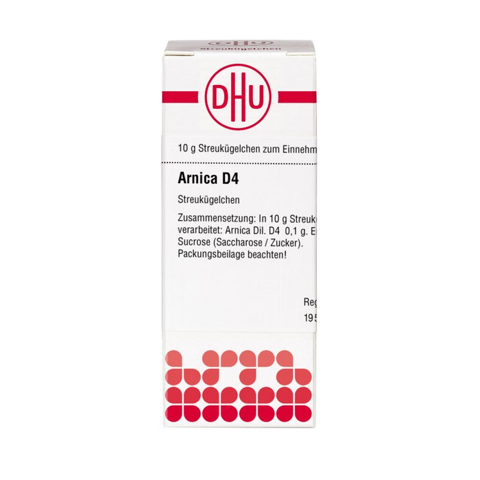 DHU Arnica D4 Streukügelchen, 10 g Globuli