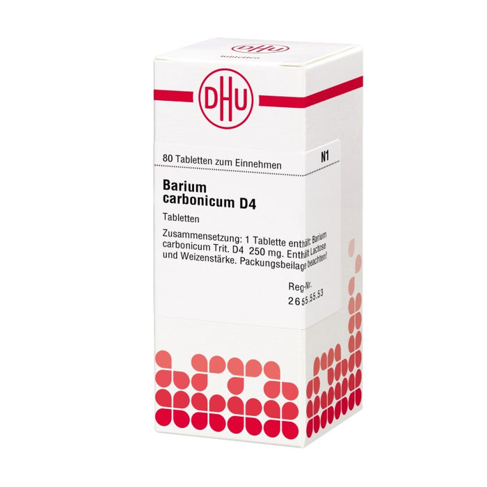 DHU Barium carbonicum D4 Tabletten, 80 pcs. Tablets