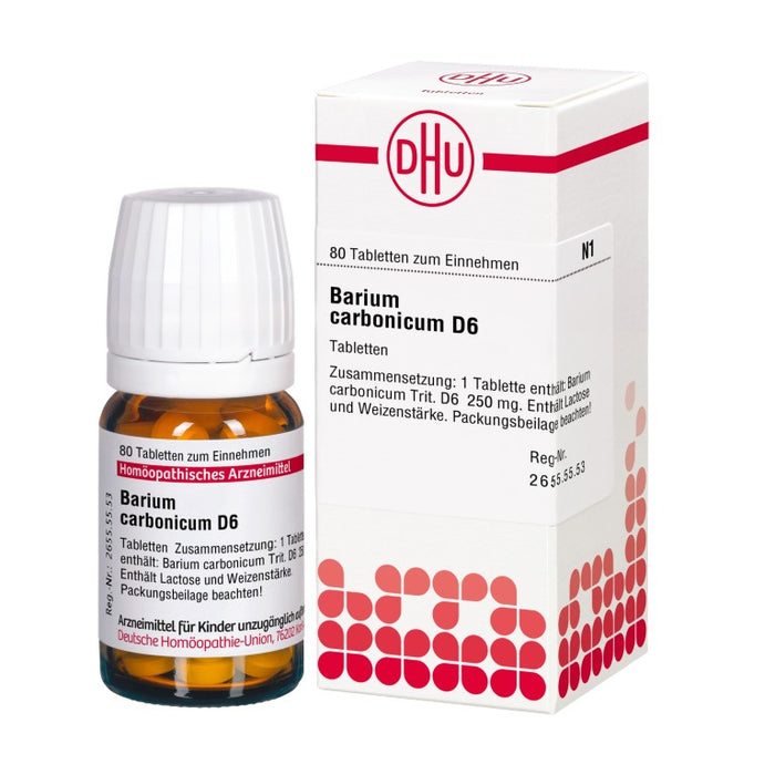 DHU Barium carbonicum D6 Tabletten, 80 St. Tabletten