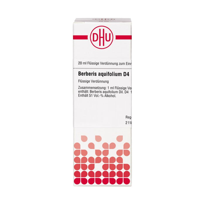 DHU Berberis aquifolium D4 Dilution, 20 ml Lösung