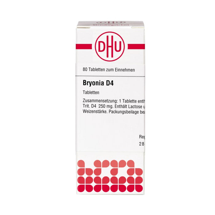 DHU Bryonia D4 Tabletten, 80 pc Tablettes