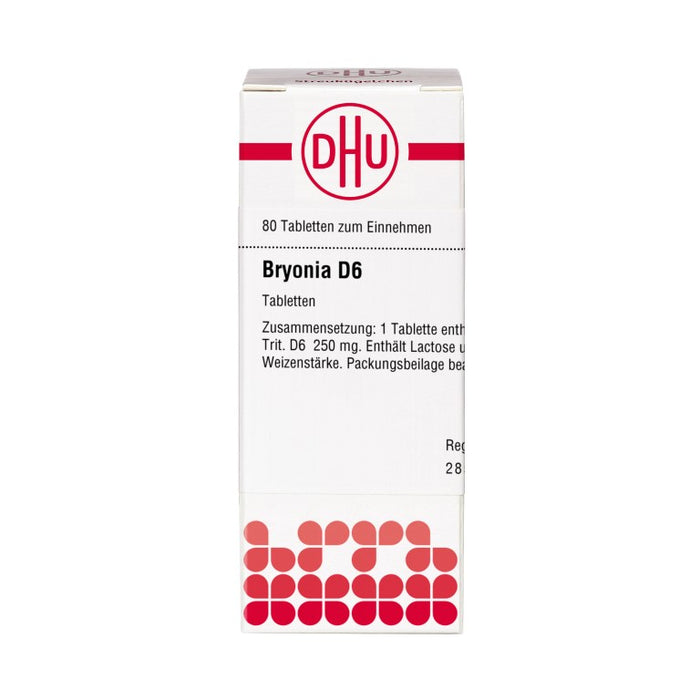 DHU Bryonia D6 Tabletten, 80 St. Tabletten