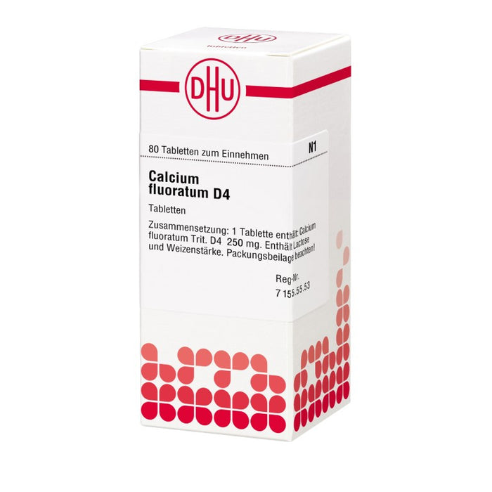 DHU Calcium fluoratum D4 Tabletten, 80 pcs. Tablets