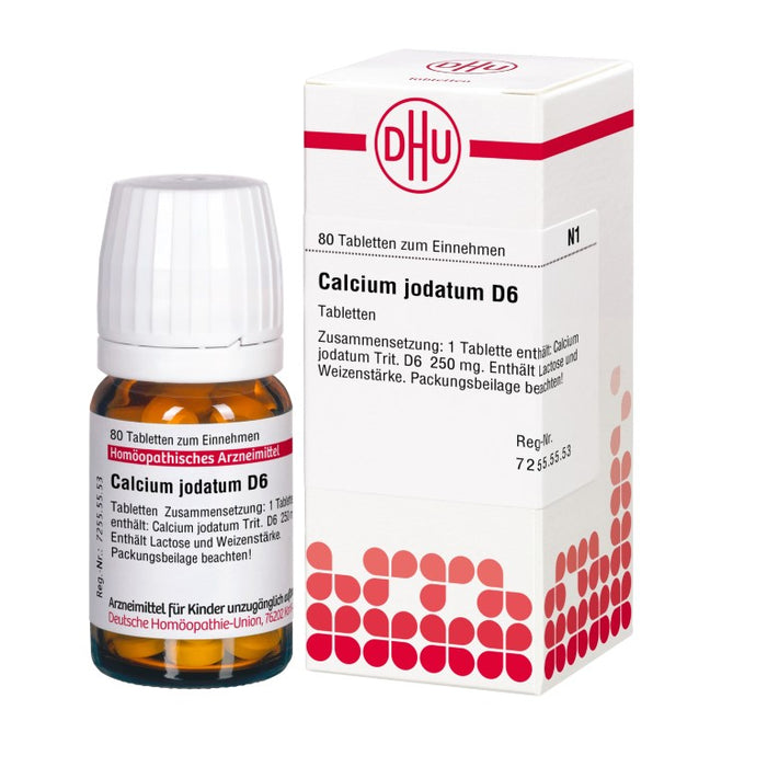 DHU Calcium jodatum D6 Tabletten, 80 St. Tabletten