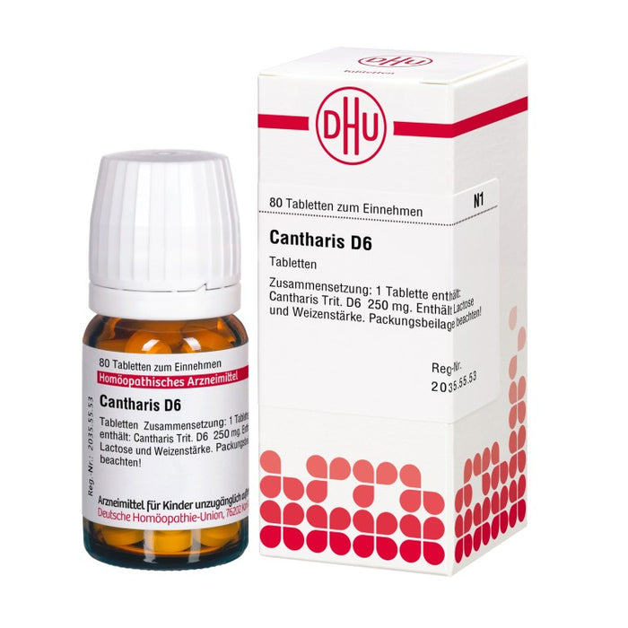 DHU Cantharis D6 Tabletten, 80 St. Tabletten