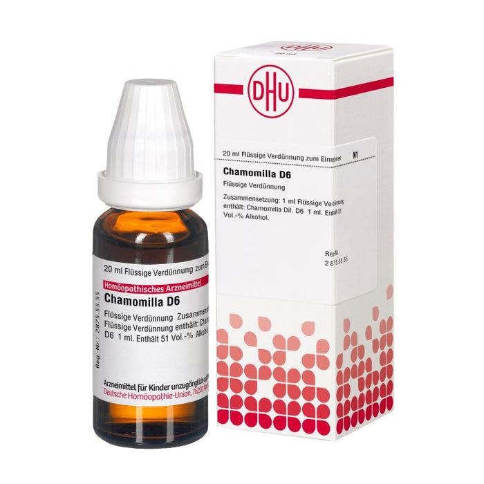 DHU Chamomilla D6 Dilution, 20 ml Lösung