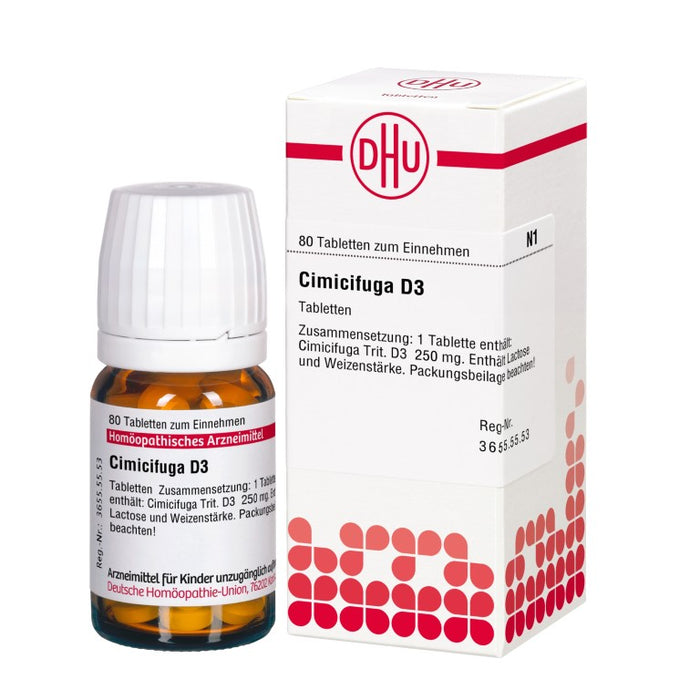 Cimicifuga D3 DHU Tabletten, 80 St. Tabletten