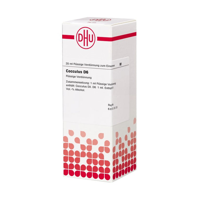 Cocculus D6 DHU Dilution, 20 ml Lösung