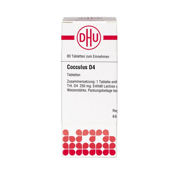 DHU Cocculus D4 Tabletten, 80 pc Tablettes