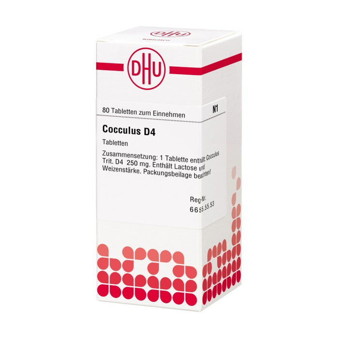 DHU Cocculus D4 Tabletten, 80 pcs. Tablets