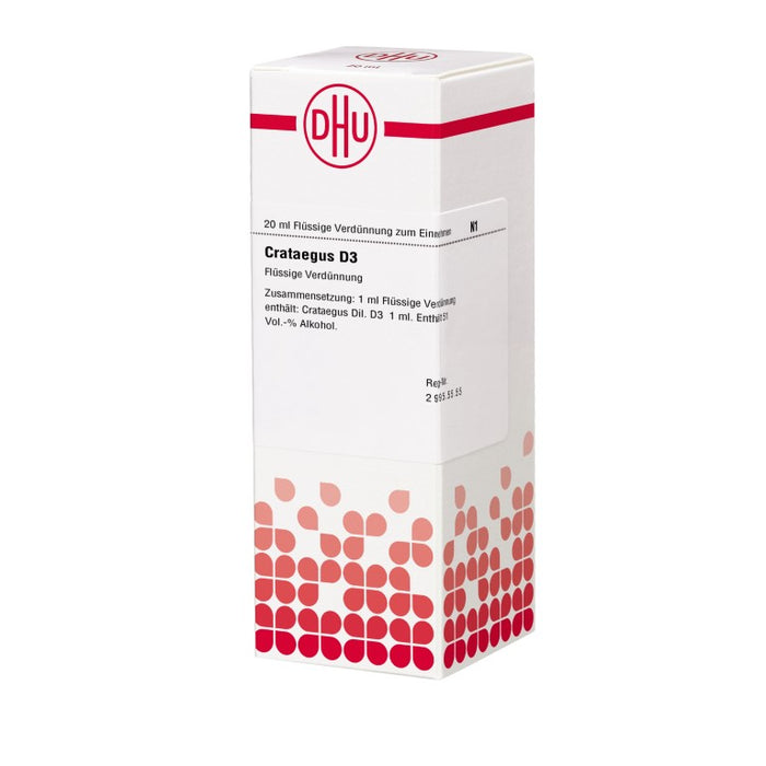 DHU Crataegus D3 Dilution, 20 ml Lösung