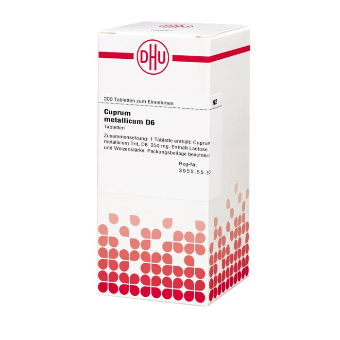 DHU Cuprum metallicum D6 Tabletten, 200 St. Tabletten