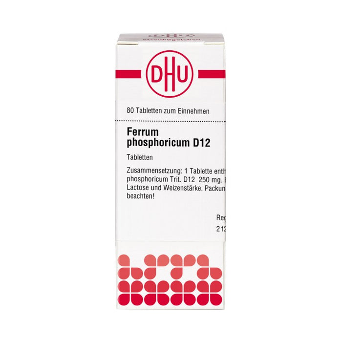 DHU Ferrum phosphoricum D12 Tabletten, 80 St. Tabletten