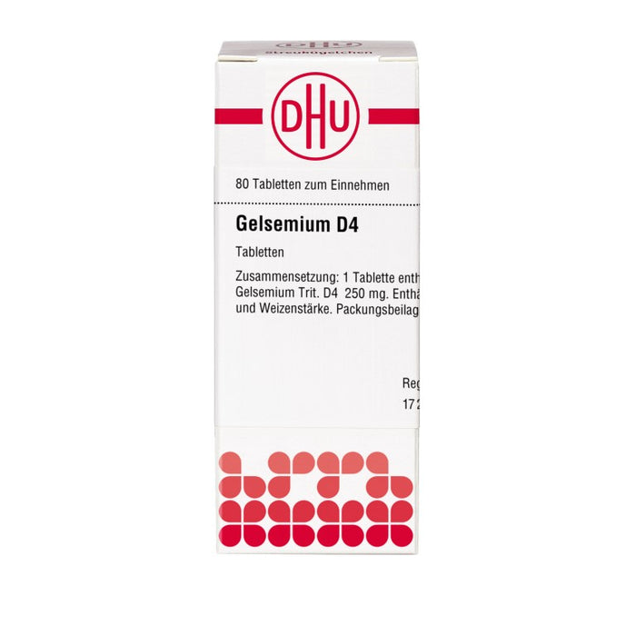 DHU Gelsemium D4 Tabletten, 80 pcs. Tablets