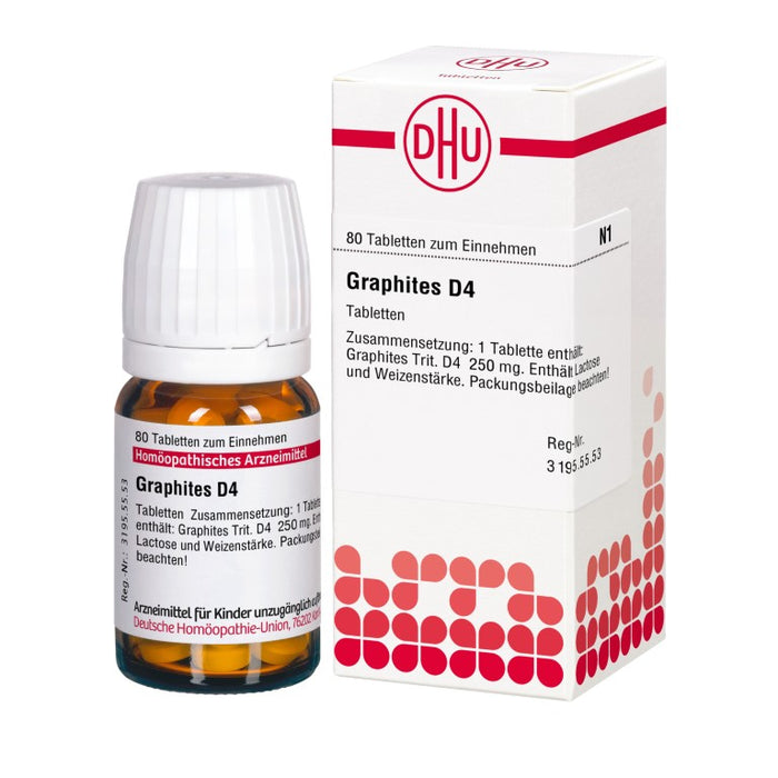 DHU Graphites D4 Tabletten, 80 pc Tablettes