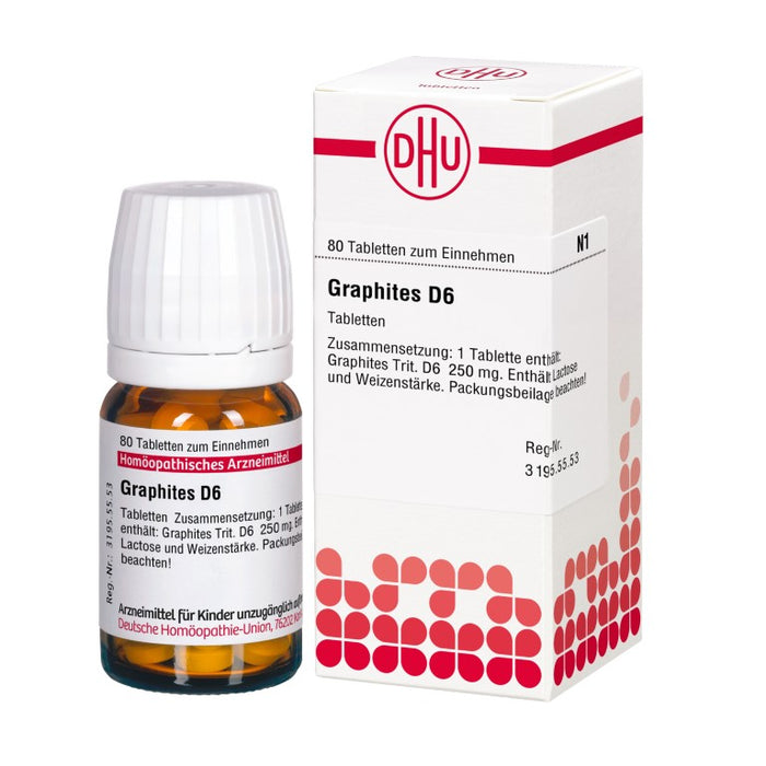 DHU Graphites D6 Tabletten, 80 pcs. Tablets