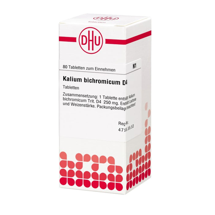 DHU Kalium bichromicum D4 Tabletten, 80 pcs. Tablets