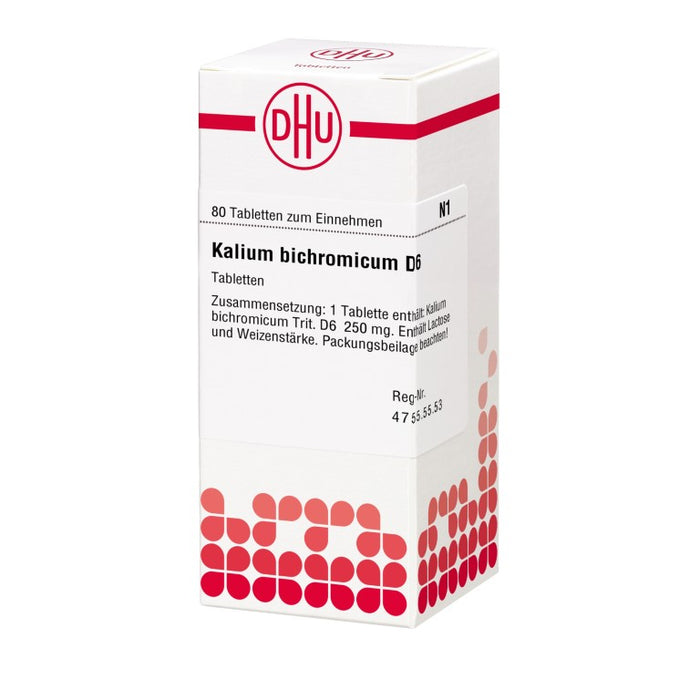 DHU Kalium bichromicum D6 Tabletten, 80 St. Tabletten