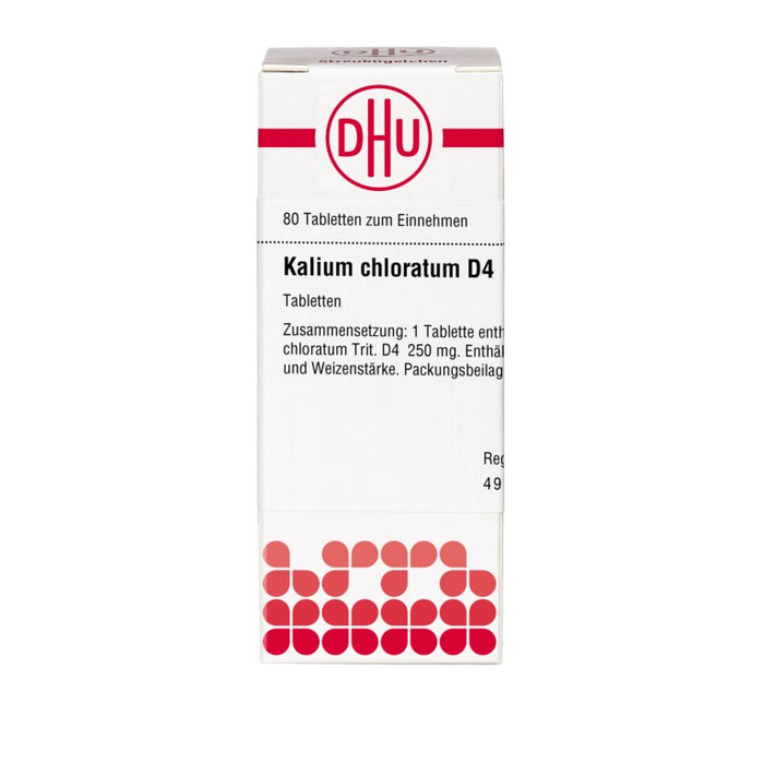 DHU Kalium chloratum D 4 Tabletten, 80 pcs. Tablets