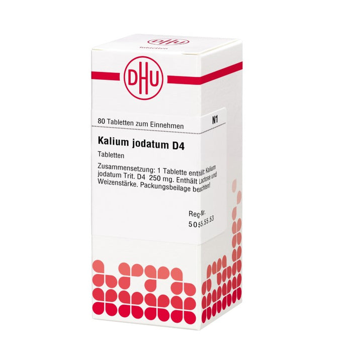 DHU Kalium jodatum D4 Tabletten, 80 pc Tablettes