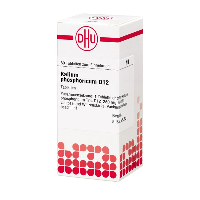 DHU Kalium phosphoricum D12 Tabletten, 80 pcs. Tablets