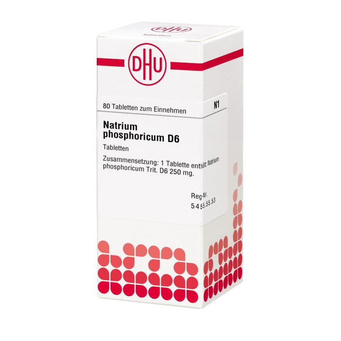 DHU Natrium phosphoricum D6 Tabletten, 80 pcs. Tablets