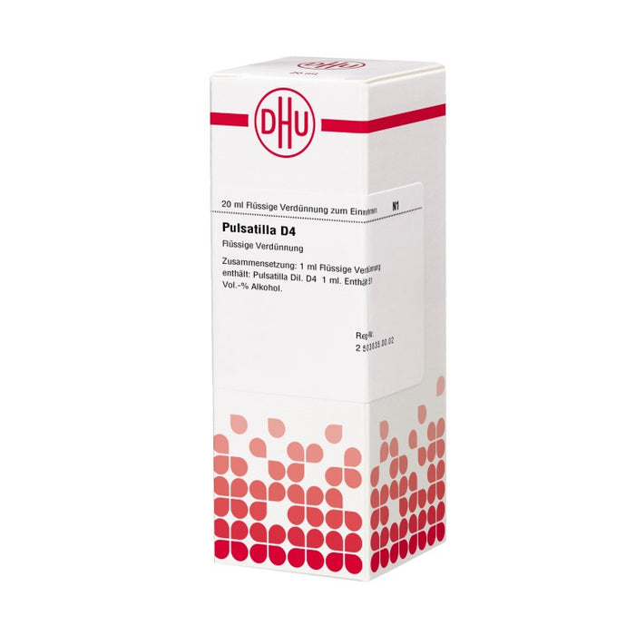 DHU Pulsatilla D4 Dilution, 20 ml Lösung