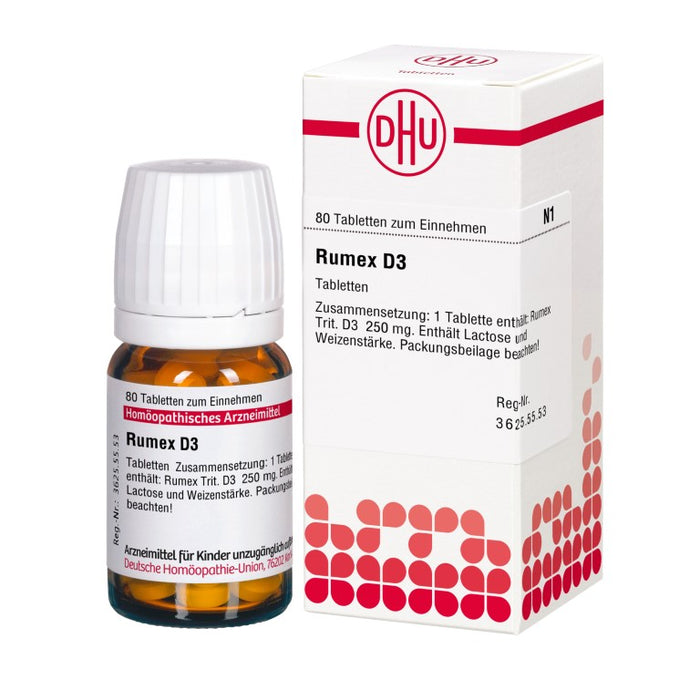 DHU Rumex D3 Tabletten, 80 pcs. Tablets