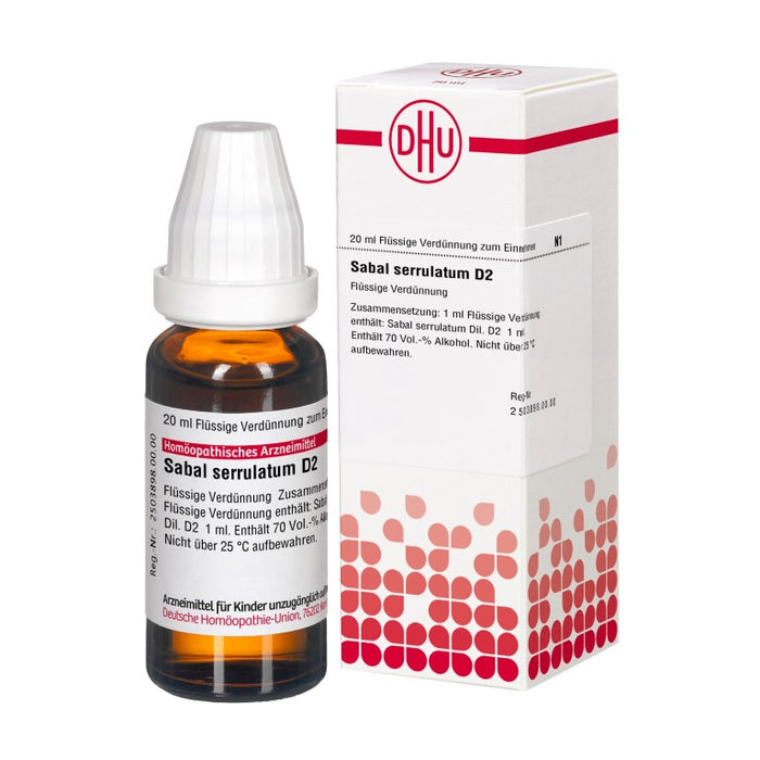 DHU Sabal serrulatum D2 Dilution, 20 ml Lösung