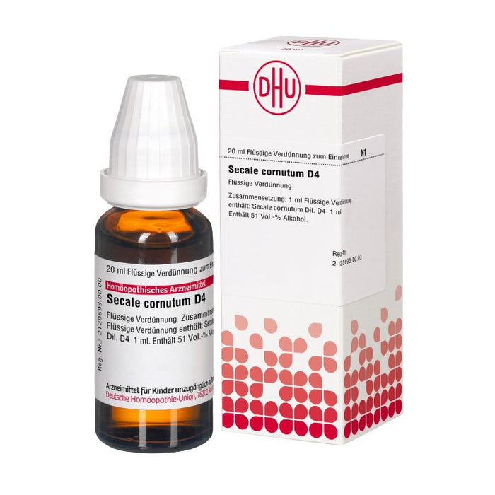 DHU Secale cornutum D4 Dilution, 20 ml Lösung