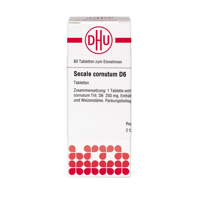 DHU Secale cornutum D6 Tabletten, 80 pc Tablettes