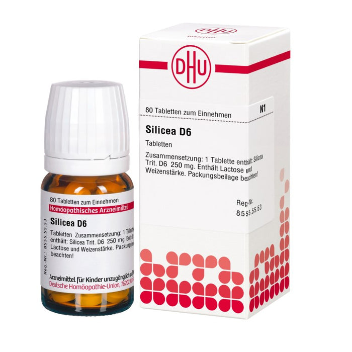 DHU Silicea D6 Tabletten, 80 pc Tablettes