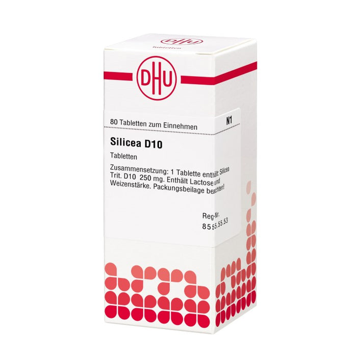 DHU Silicea D10 Tabletten, 80 St. Tabletten