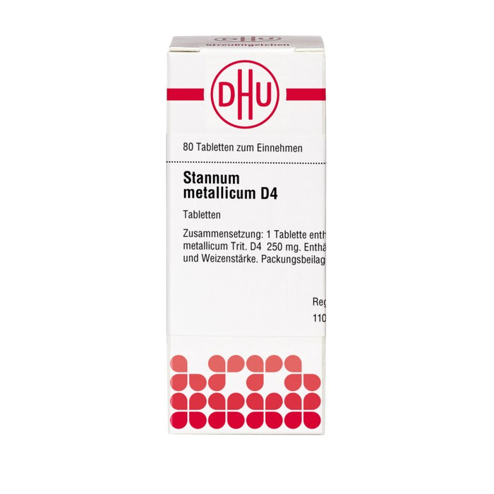 Stannum metallicum D4 DHU Tabletten, 80 St. Tabletten