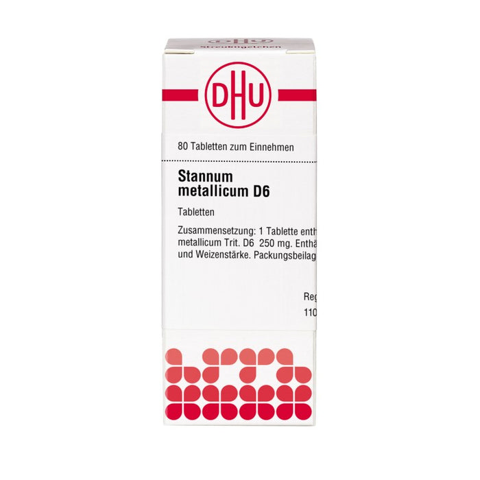 DHU Stannum metallicum D 6 Tabletten, 80 pcs. Tablets